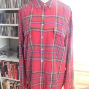 ORVIS SILK SHIRT - XL - NWOT